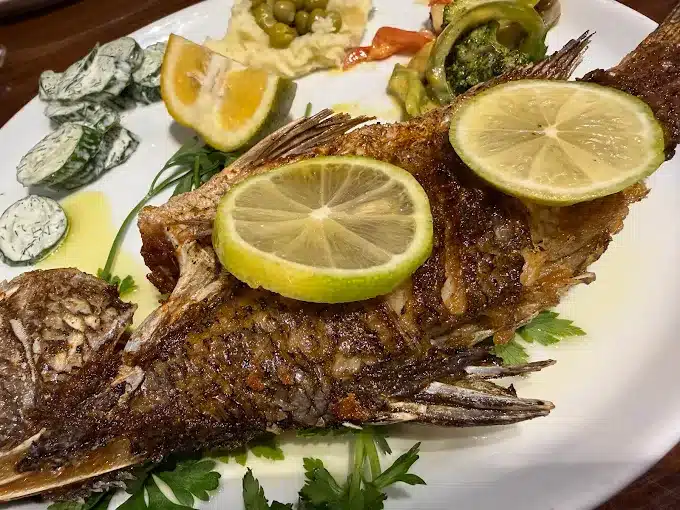 غذای دریایی رستوران دارچین کیش