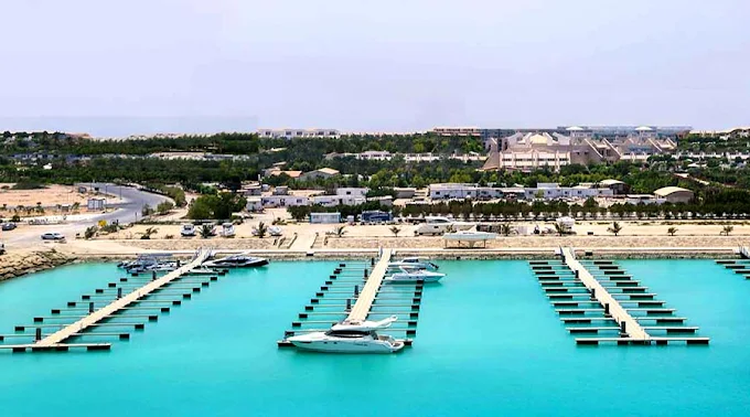 ساحل مارینا از نمای بالا